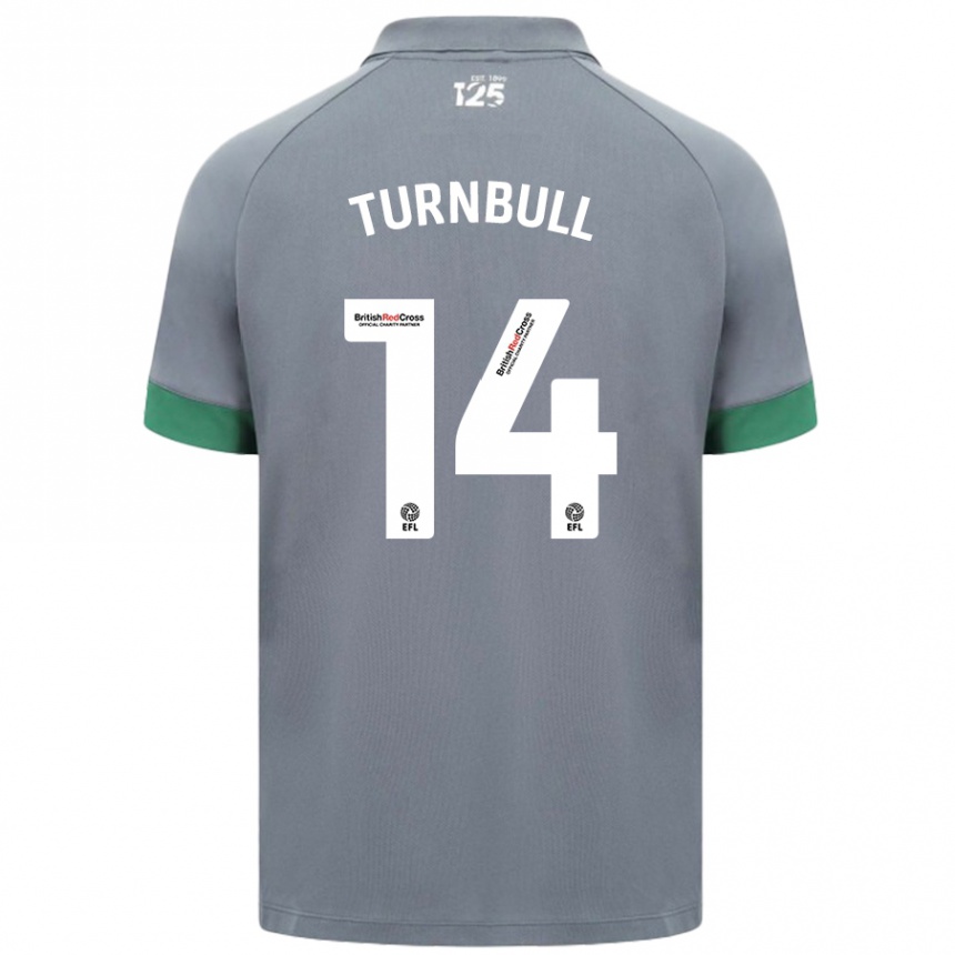 Women Football David Turnbull #14 Dark Gray Away Jersey 2024/25 T-Shirt Australia