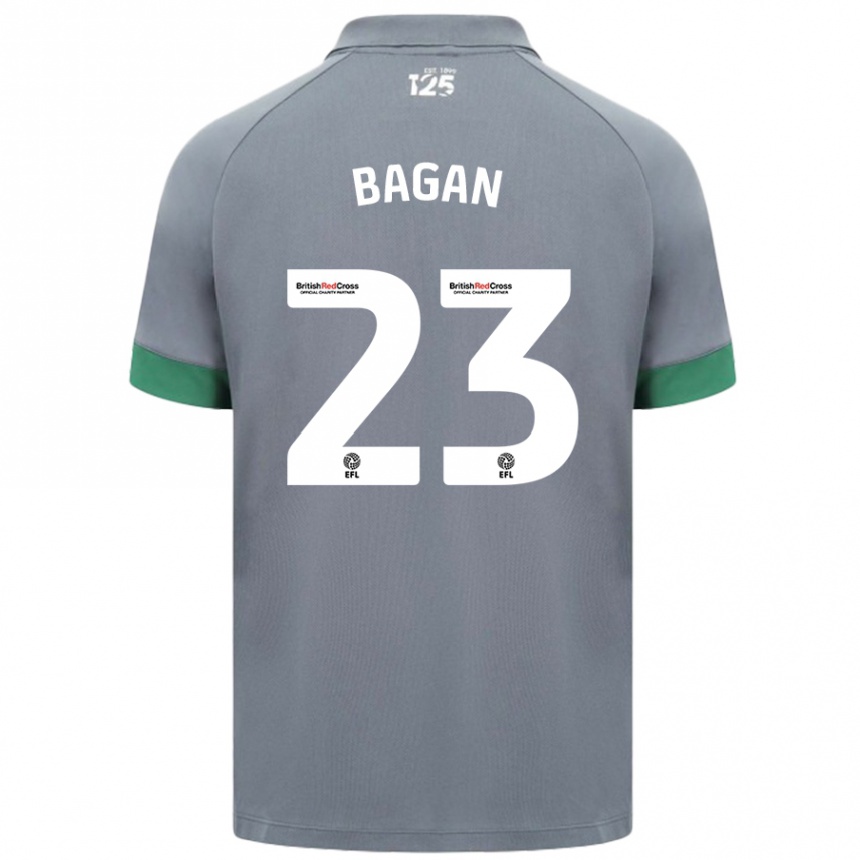 Women Football Joel Bagan #23 Dark Gray Away Jersey 2024/25 T-Shirt Australia