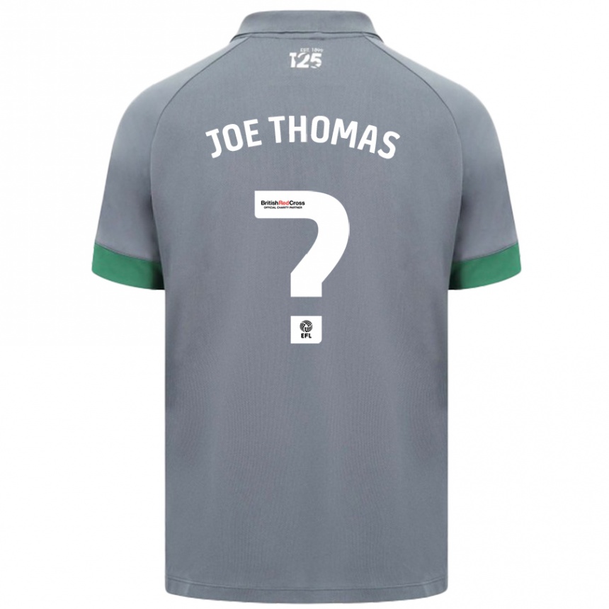 Women Football Joe Thomas #0 Dark Gray Away Jersey 2024/25 T-Shirt Australia