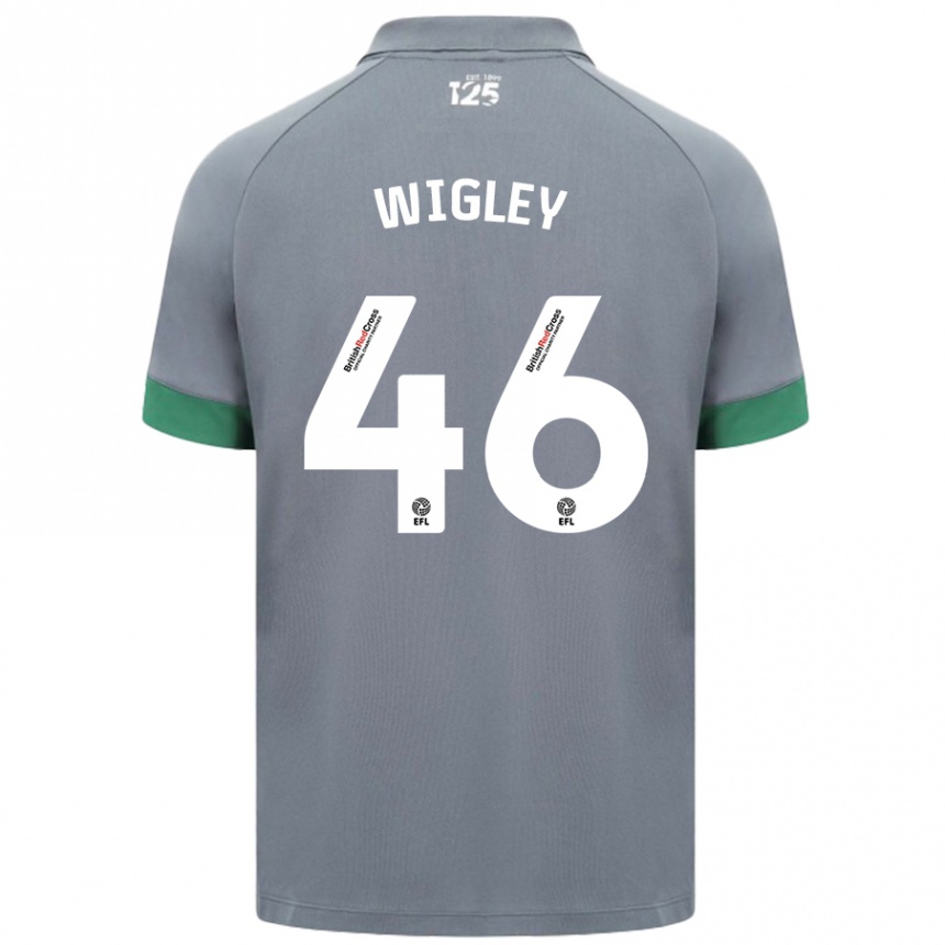 Women Football Morgan Wigley #46 Dark Gray Away Jersey 2024/25 T-Shirt Australia