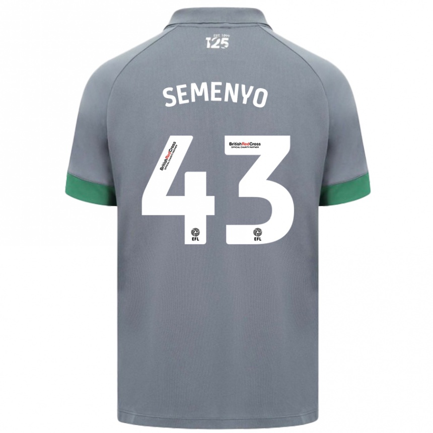 Women Football Jai Semenyo #43 Dark Gray Away Jersey 2024/25 T-Shirt Australia