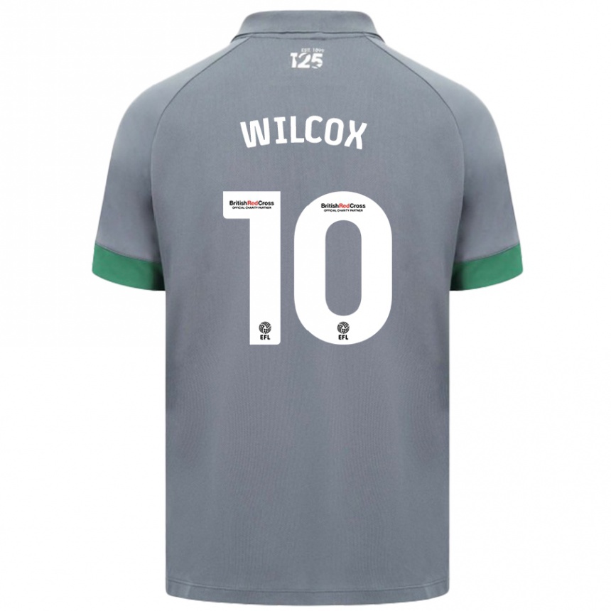 Women Football Danielle Wilcox #10 Dark Gray Away Jersey 2024/25 T-Shirt Australia