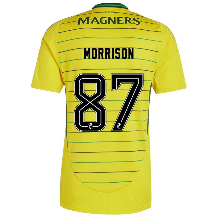 Women Football Joe Morrison #87 Yellow Away Jersey 2024/25 T-Shirt Australia