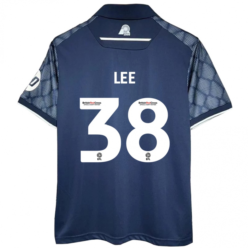 Women Football Elliot Lee #38 Black Away Jersey 2024/25 T-Shirt Australia