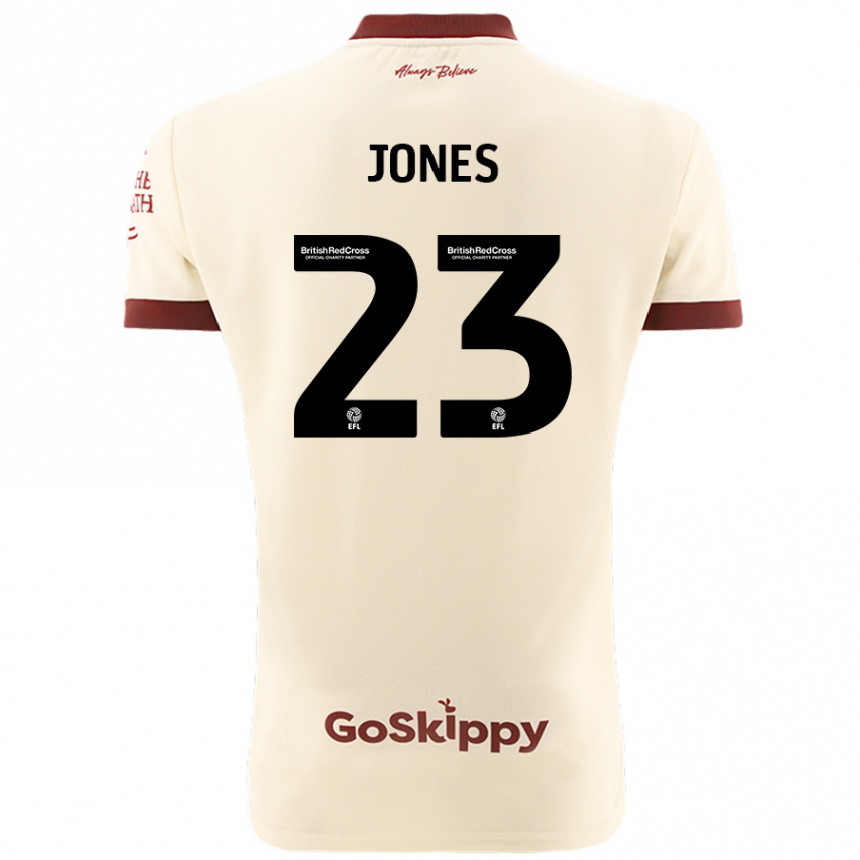 Women Football Carrie Jones #23 Cream White Away Jersey 2024/25 T-Shirt Australia