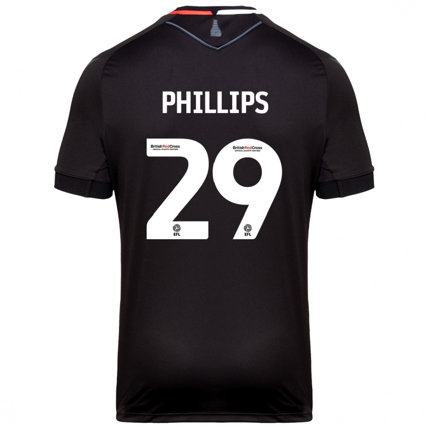 Women Football D'margio Wright-Phillips #29 Black Away Jersey 2024/25 T-Shirt Australia