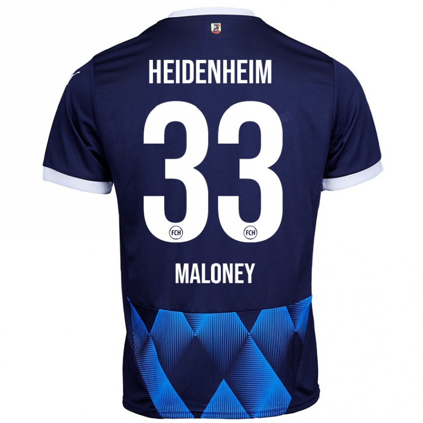 Women Football Lennard Maloney #33 Dark Navy Blue Away Jersey 2024/25 T-Shirt Australia