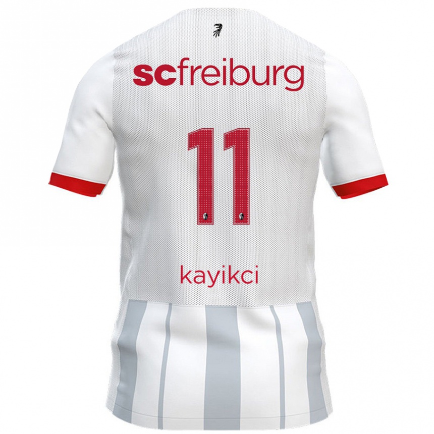 Women Football Hasret Kayikçi #11 White Grey Away Jersey 2024/25 T-Shirt Australia