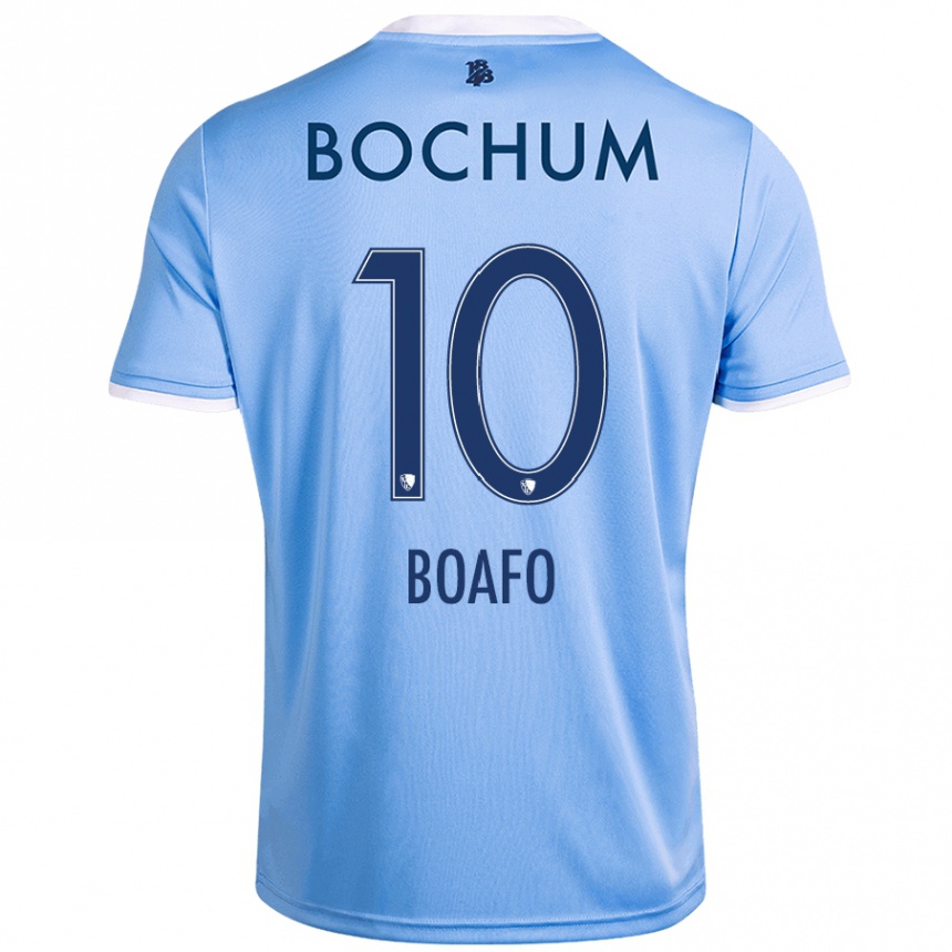 Women Football Divine Boafo #10 Sky Blue Away Jersey 2024/25 T-Shirt Australia