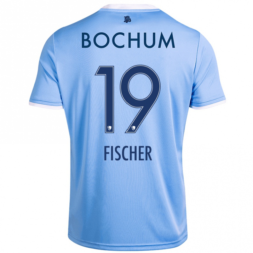 Women Football Desmond Fischer #19 Sky Blue Away Jersey 2024/25 T-Shirt Australia