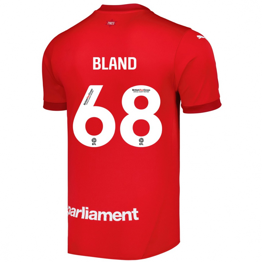 Kids Football Jonathan Bland #68 Red Home Jersey 2024/25 T-Shirt Australia