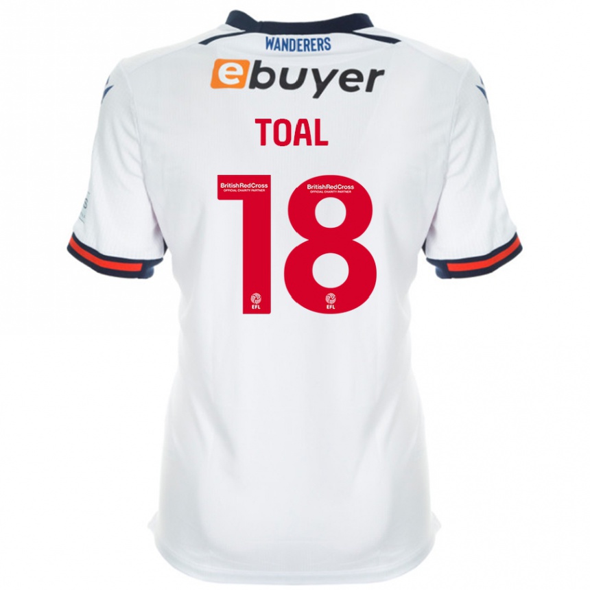 Kids Football Eoin Toal #18 White Home Jersey 2024/25 T-Shirt Australia