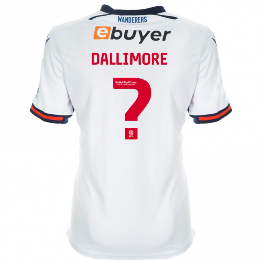 Kids Football Jack Dallimore #0 White Home Jersey 2024/25 T-Shirt Australia