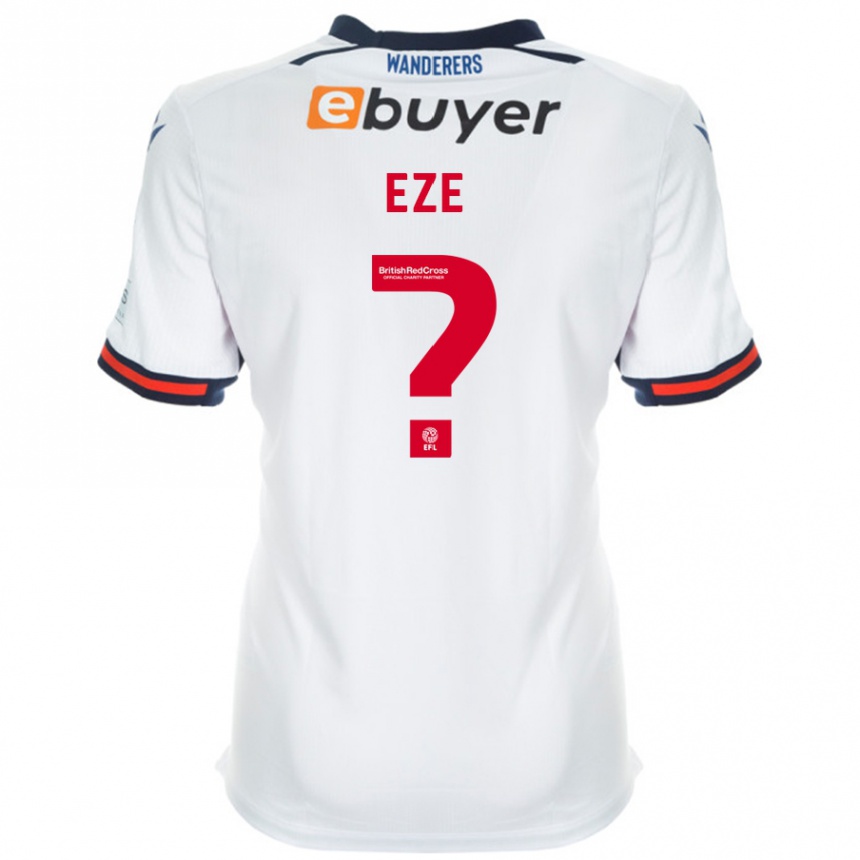 Kids Football Dubem Eze #0 White Home Jersey 2024/25 T-Shirt Australia