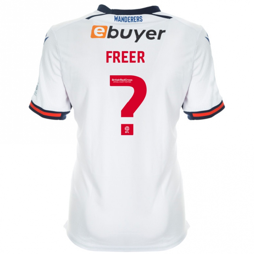 Kids Football Eleanor Freer #0 White Home Jersey 2024/25 T-Shirt Australia