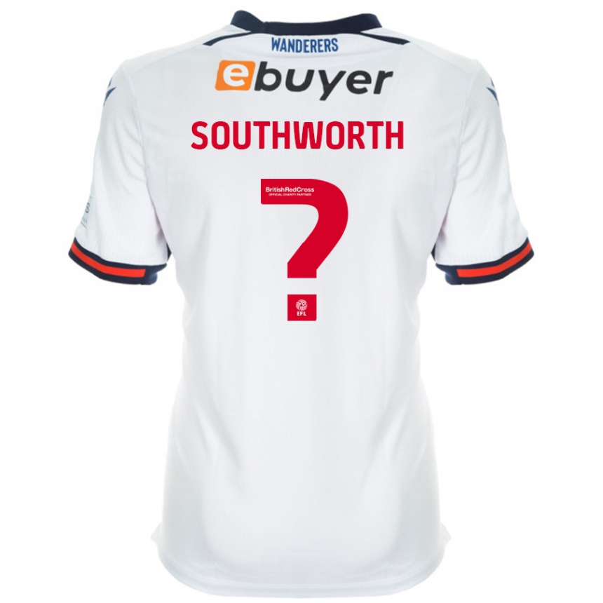 Kids Football Ellie Southworth #0 White Home Jersey 2024/25 T-Shirt Australia