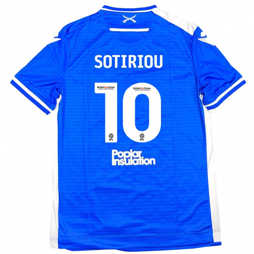 Kids Football Ruel Sotiriou #10 Blue White Home Jersey 2024/25 T-Shirt Australia