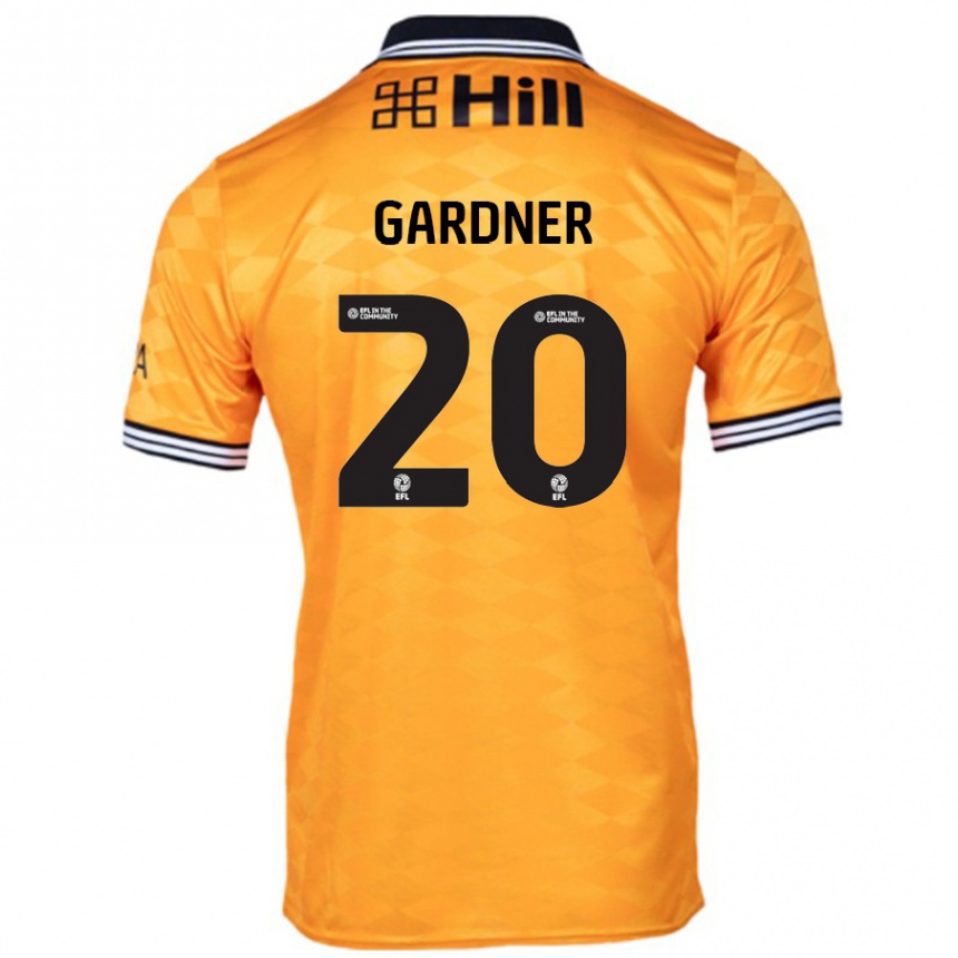 Kids Football Gary Gardner #20 Orange Home Jersey 2024/25 T-Shirt Australia