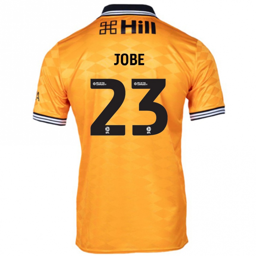 Kids Football Mamadou Jobe #23 Orange Home Jersey 2024/25 T-Shirt Australia