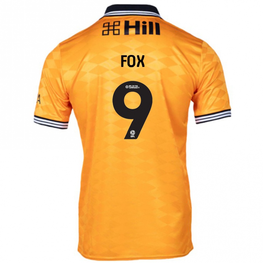 Kids Football Ruth Fox #9 Orange Home Jersey 2024/25 T-Shirt Australia