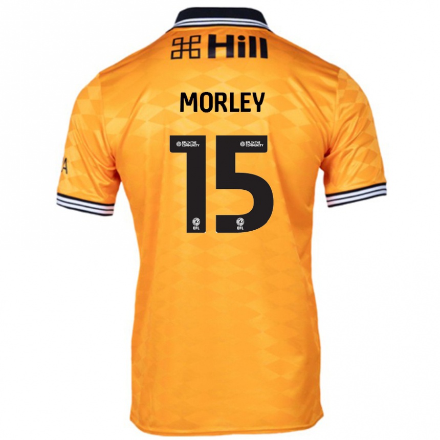 Kids Football Jess Morley #15 Orange Home Jersey 2024/25 T-Shirt Australia