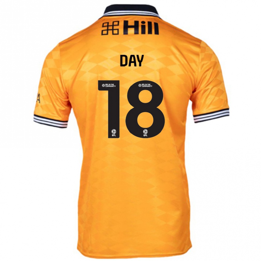 Kids Football Niamh Day #18 Orange Home Jersey 2024/25 T-Shirt Australia