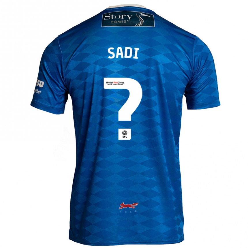 Kids Football Dominic Sadi #0 Blue Home Jersey 2024/25 T-Shirt Australia