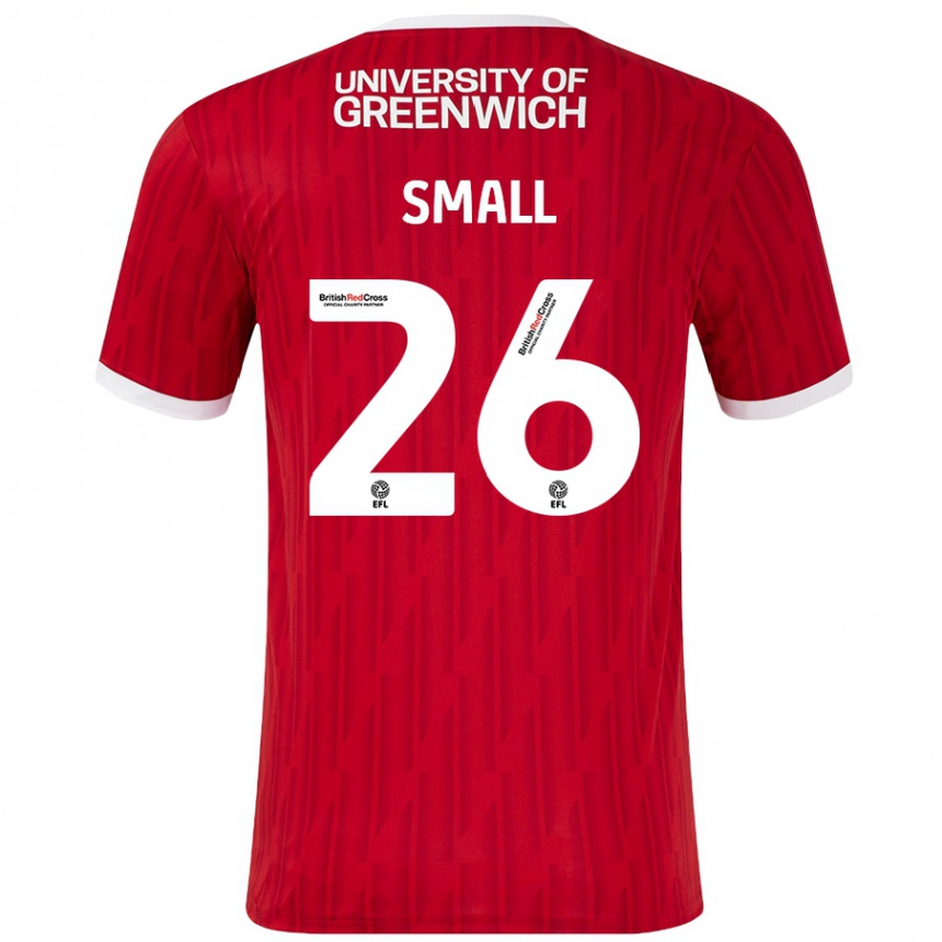 Kids Football Thierry Small #26 Red White Home Jersey 2024/25 T-Shirt Australia