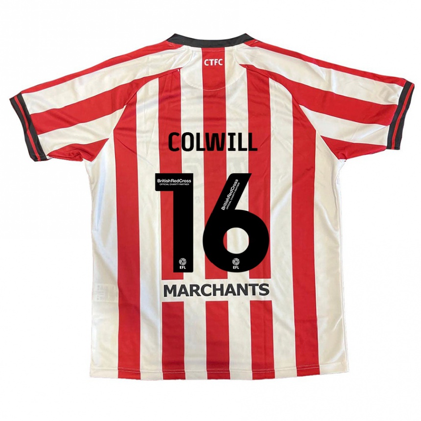 Kids Football Joel Colwill #16 Red White Home Jersey 2024/25 T-Shirt Australia