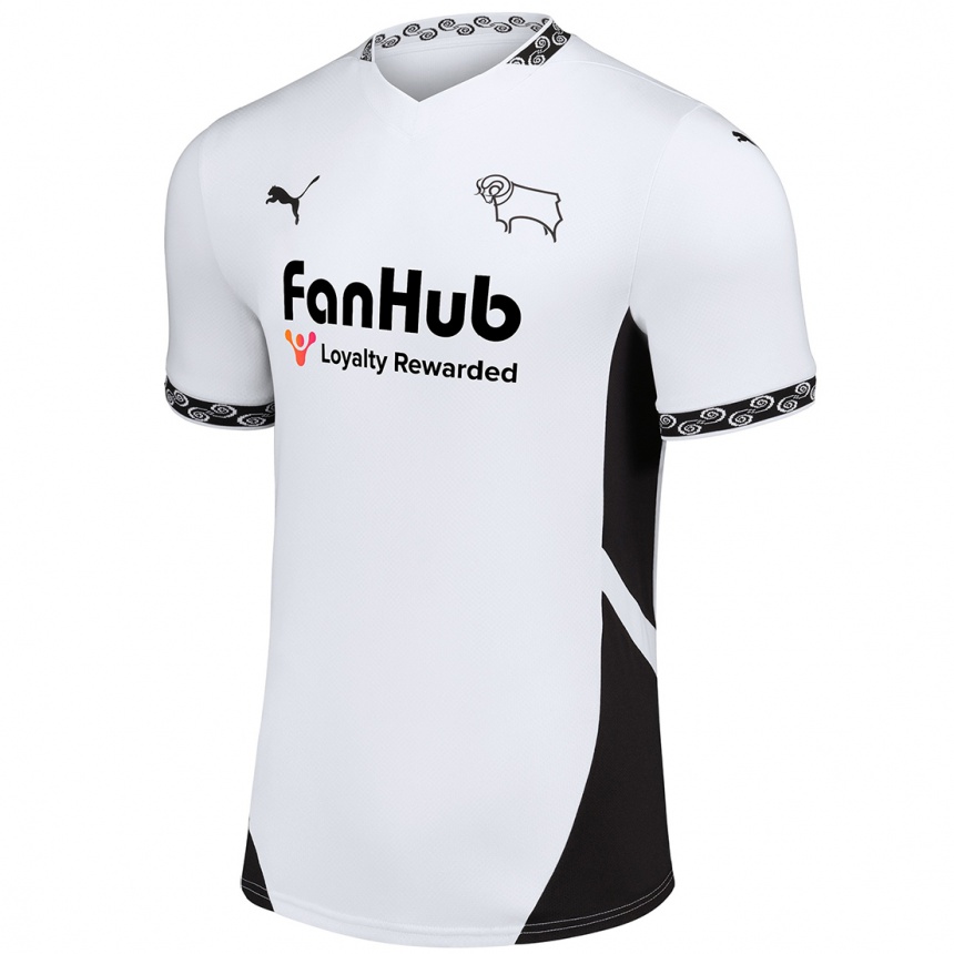 Kids Football Eiran Cashin #6 White Black Home Jersey 2024/25 T-Shirt Australia