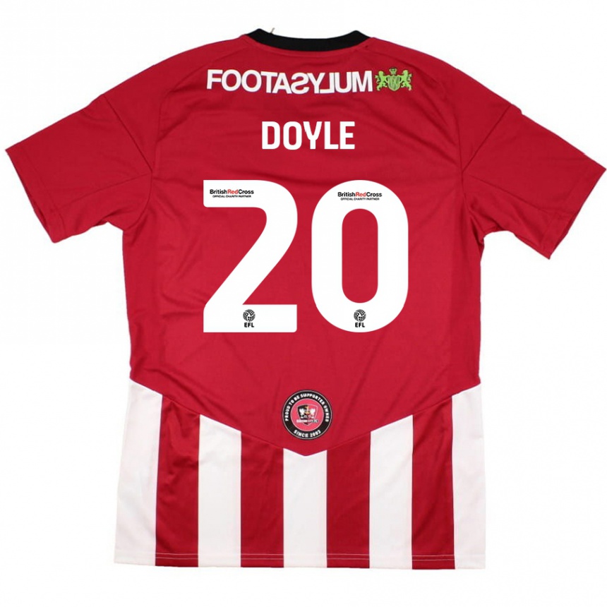 Kids Football Kamari Doyle #20 Red White Home Jersey 2024/25 T-Shirt Australia