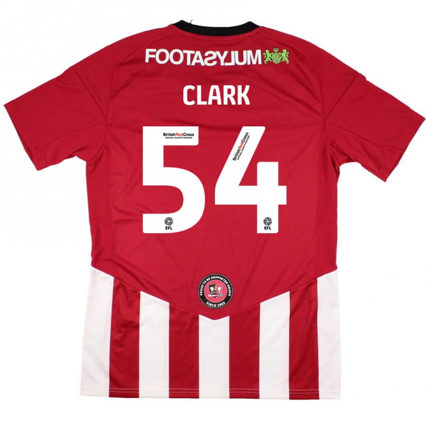 Kids Football Max Clark #54 Red White Home Jersey 2024/25 T-Shirt Australia