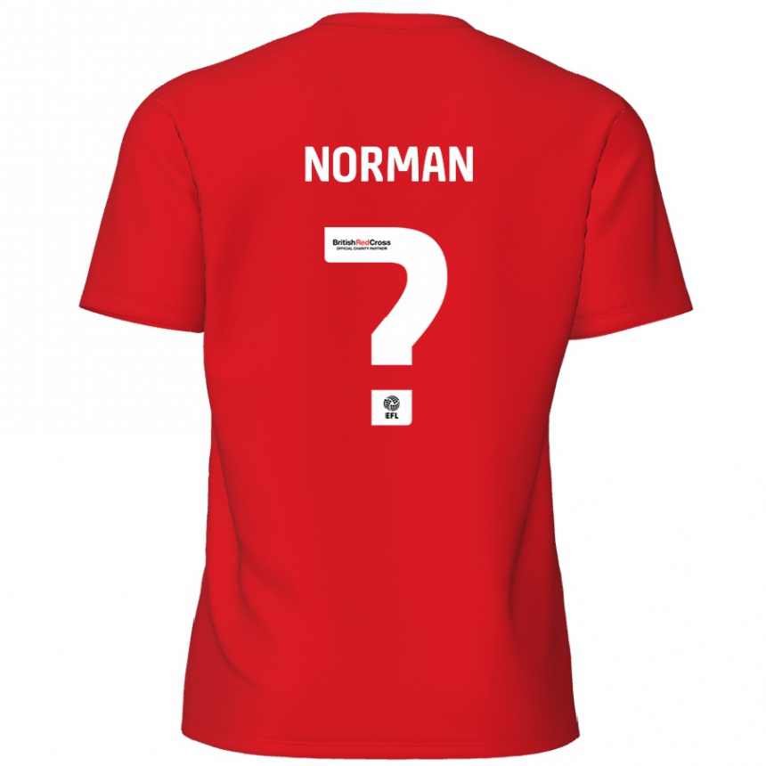 Kids Football Freddie Norman #0 Red Home Jersey 2024/25 T-Shirt Australia