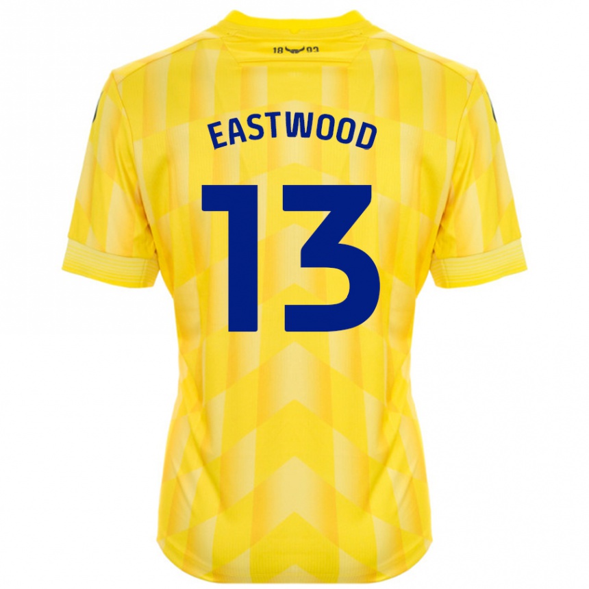 Kids Football Simon Eastwood #13 Yellow Home Jersey 2024/25 T-Shirt Australia