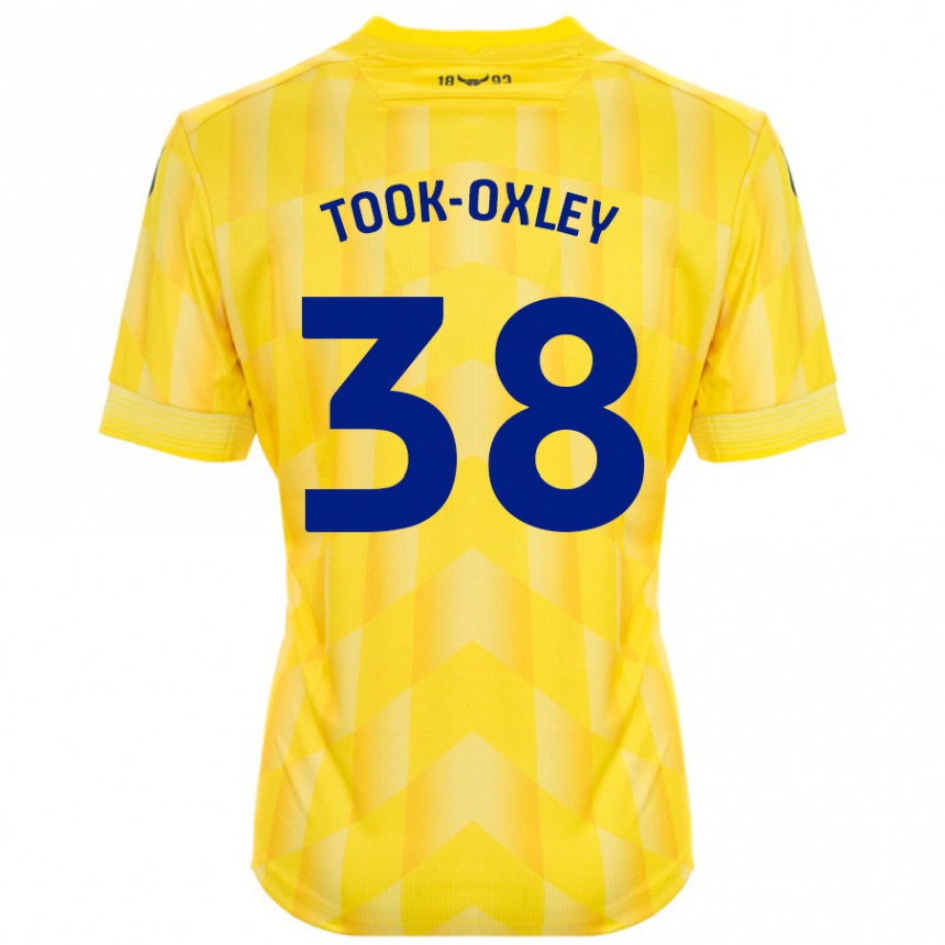 Kids Football Zaide Took-Oxley #38 Yellow Home Jersey 2024/25 T-Shirt Australia