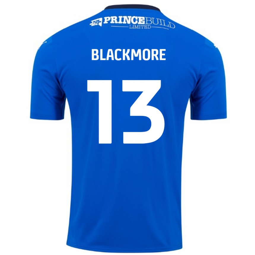 Kids Football Will Blackmore #13 Blue White Home Jersey 2024/25 T-Shirt Australia