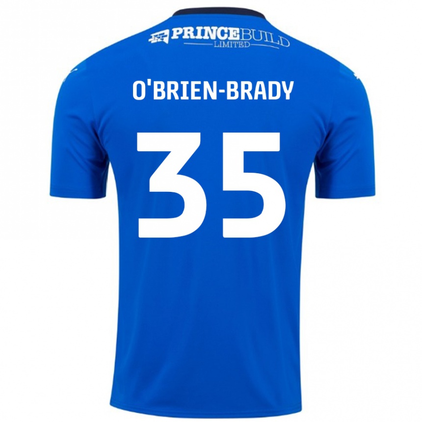 Kids Football Donay O'brien-Brady #35 Blue White Home Jersey 2024/25 T-Shirt Australia