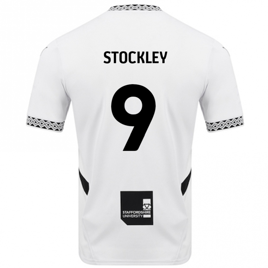 Kids Football Jayden Stockley #9 White Home Jersey 2024/25 T-Shirt Australia