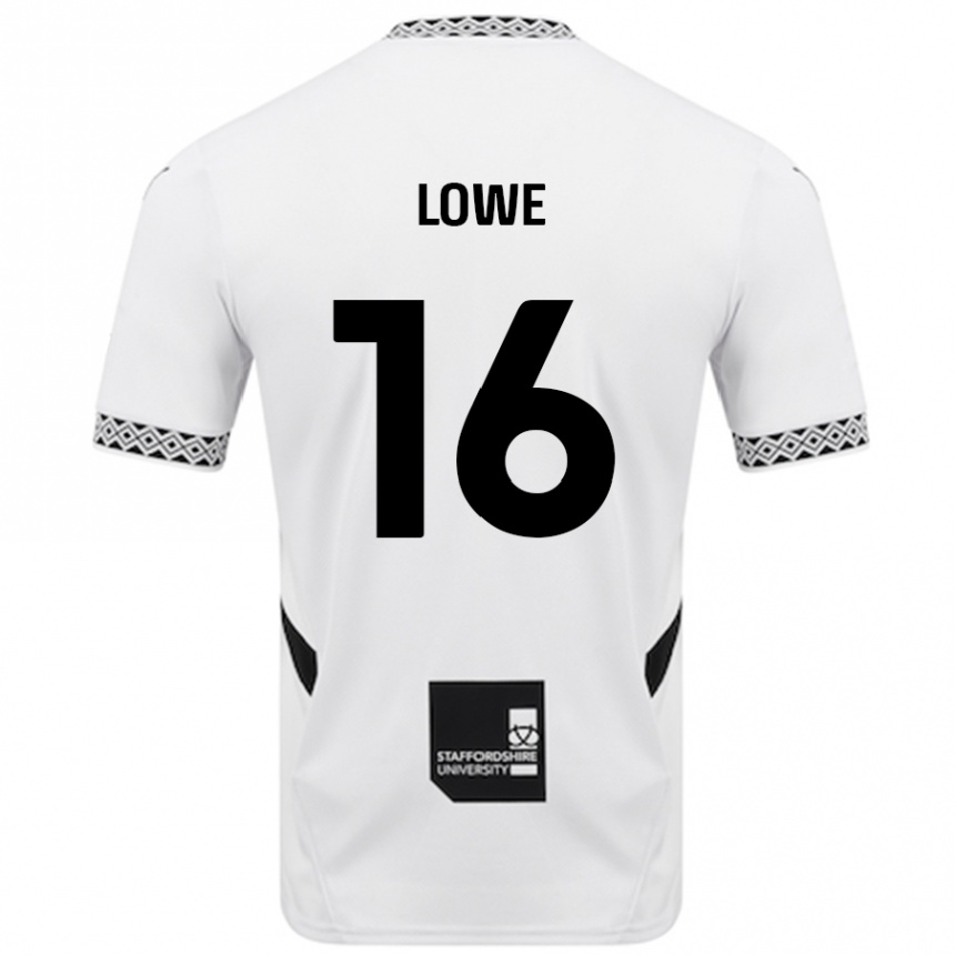 Kids Football Jason Lowe #16 White Home Jersey 2024/25 T-Shirt Australia