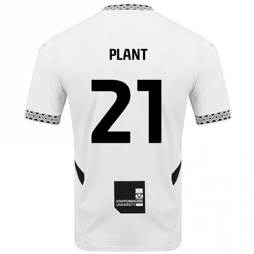 Kids Football James Plant #21 White Home Jersey 2024/25 T-Shirt Australia