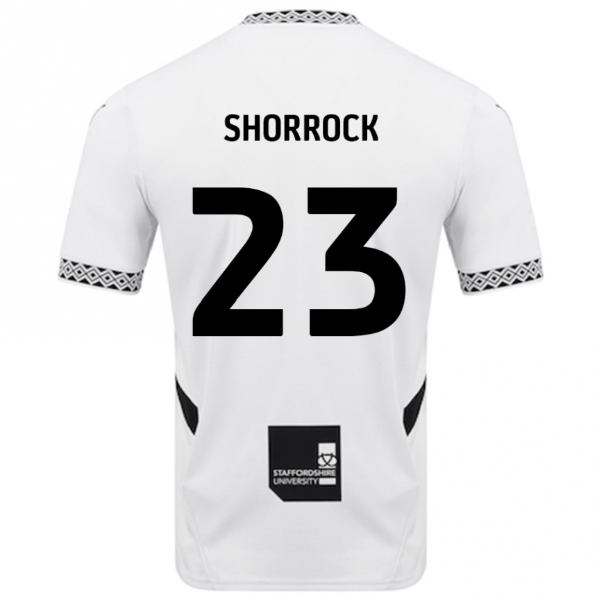 Kids Football Jack Shorrock #23 White Home Jersey 2024/25 T-Shirt Australia