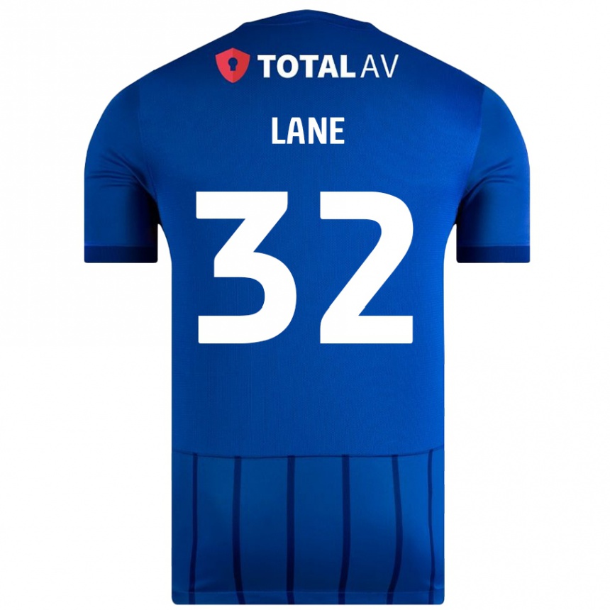 Kids Football Paddy Lane #32 Blue Home Jersey 2024/25 T-Shirt Australia