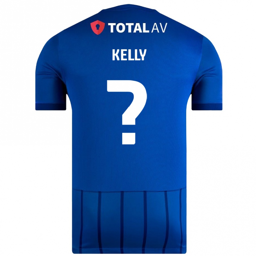 Kids Football Liam Kelly #0 Blue Home Jersey 2024/25 T-Shirt Australia