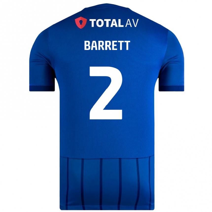 Kids Football Nicole Barrett #2 Blue Home Jersey 2024/25 T-Shirt Australia