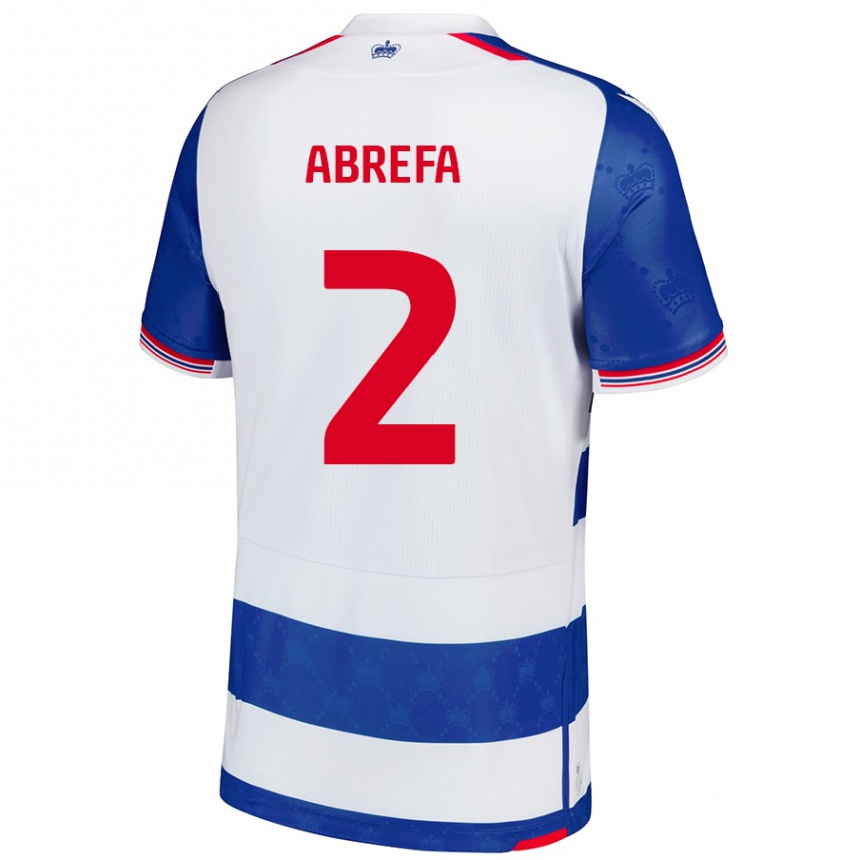 Kids Football Kelvin Abrefa #2 Blue White Home Jersey 2024/25 T-Shirt Australia