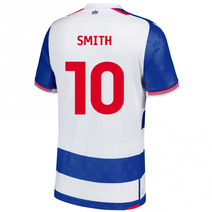 Kids Football Sam Smith #10 Blue White Home Jersey 2024/25 T-Shirt Australia