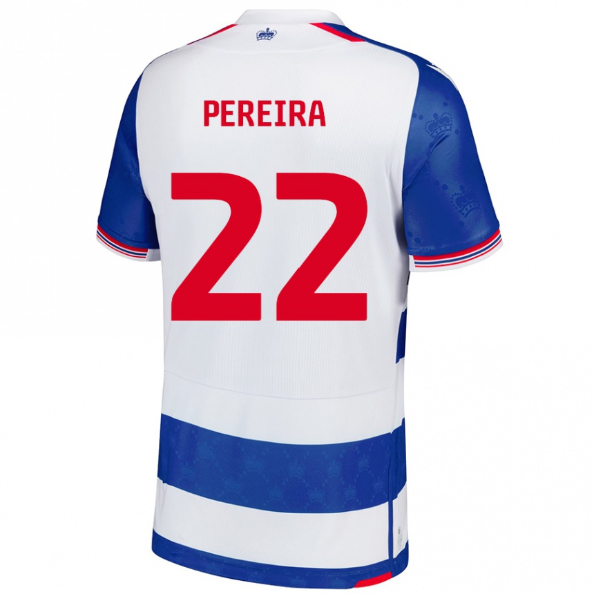 Kids Football Joel Pereira #22 Blue White Home Jersey 2024/25 T-Shirt Australia