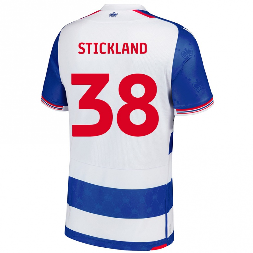 Kids Football Michael Stickland #38 Blue White Home Jersey 2024/25 T-Shirt Australia