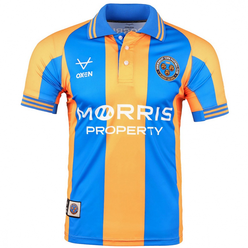 Kids Football Cammron Morris #0 Blue Amber Home Jersey 2024/25 T-Shirt Australia