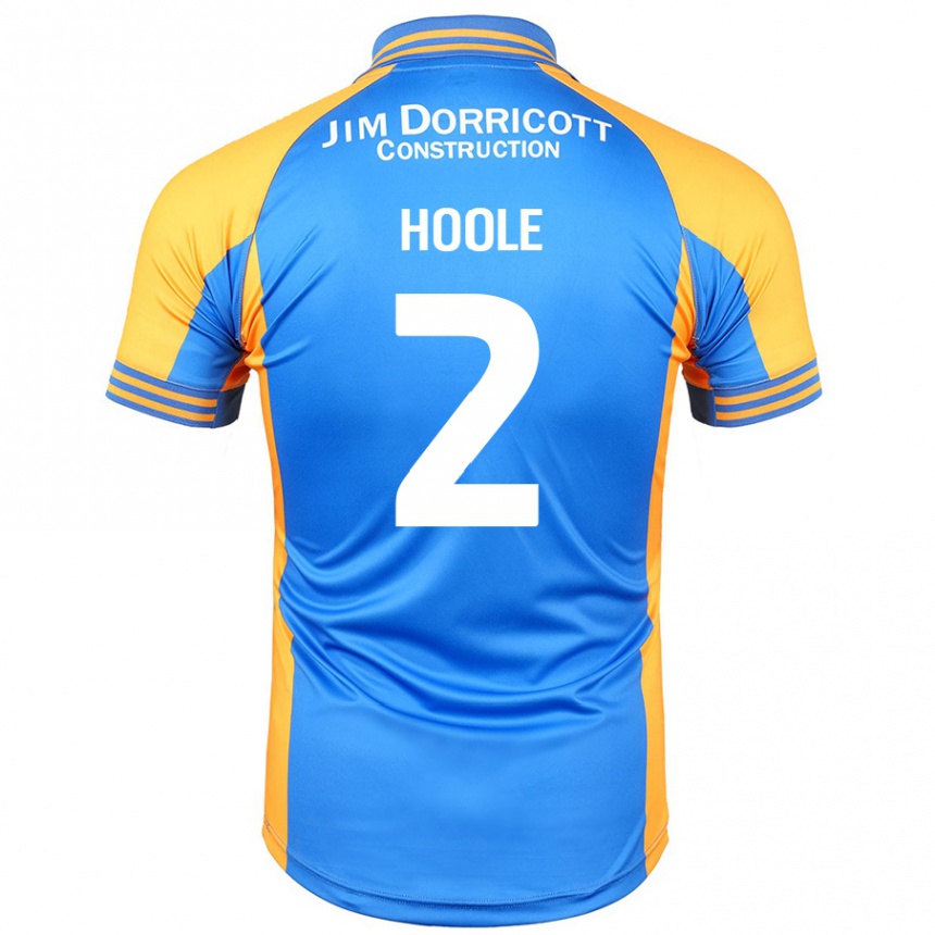 Kids Football Luca Hoole #2 Blue Amber Home Jersey 2024/25 T-Shirt Australia